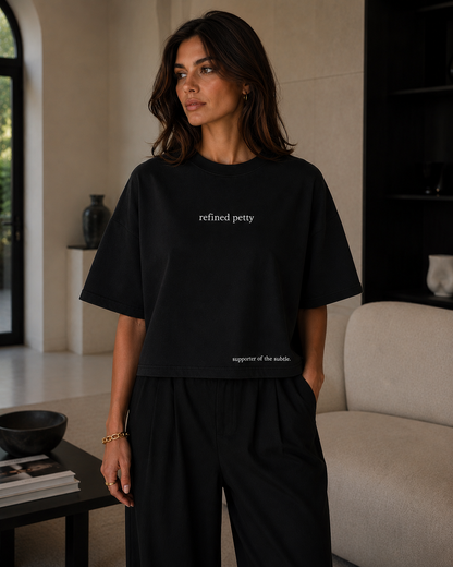 "and you think you know me." black